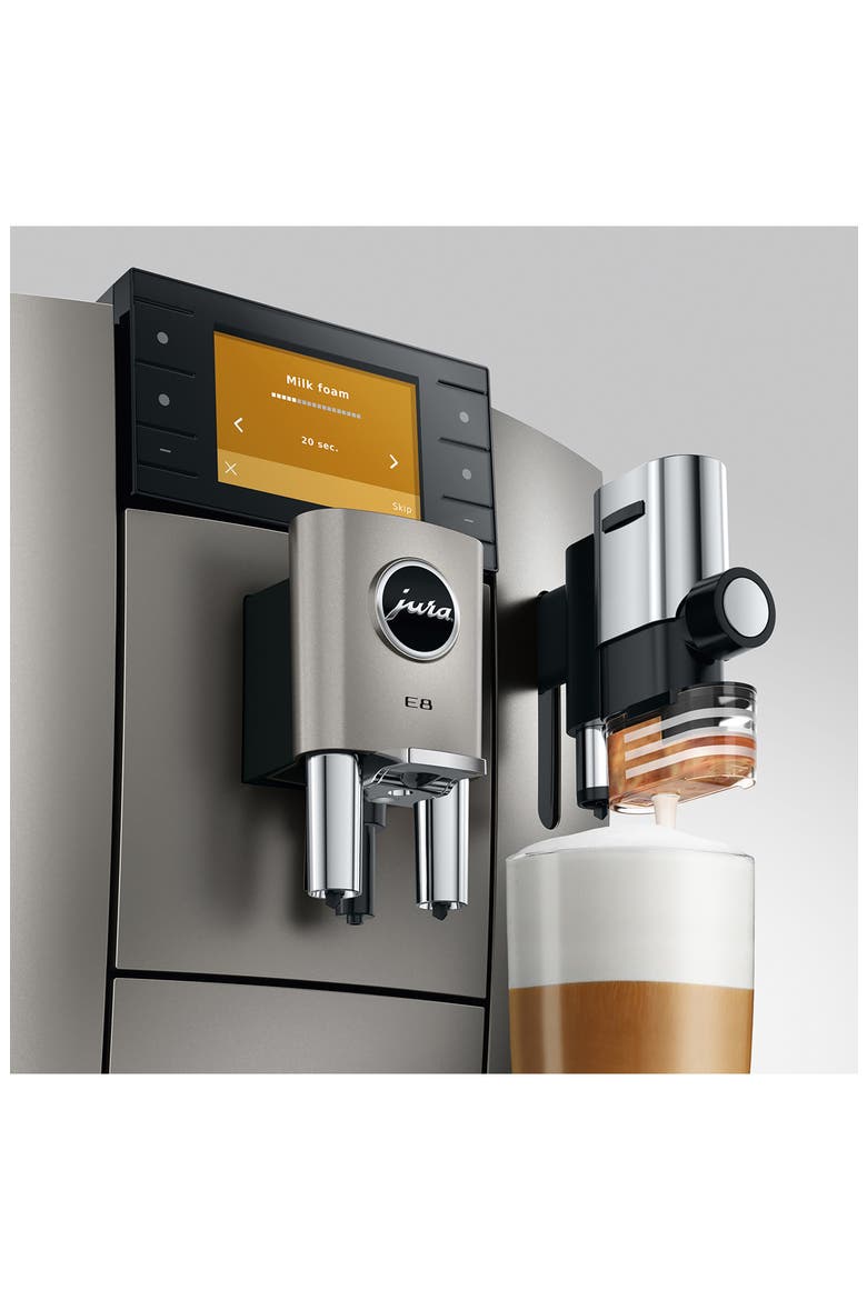 E8 Espresso Machine, Alternate, color, GREY