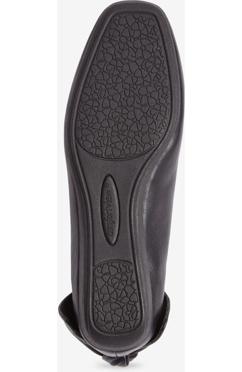Comfortview The Delia Slip On Flat, Alternate, color, Black
