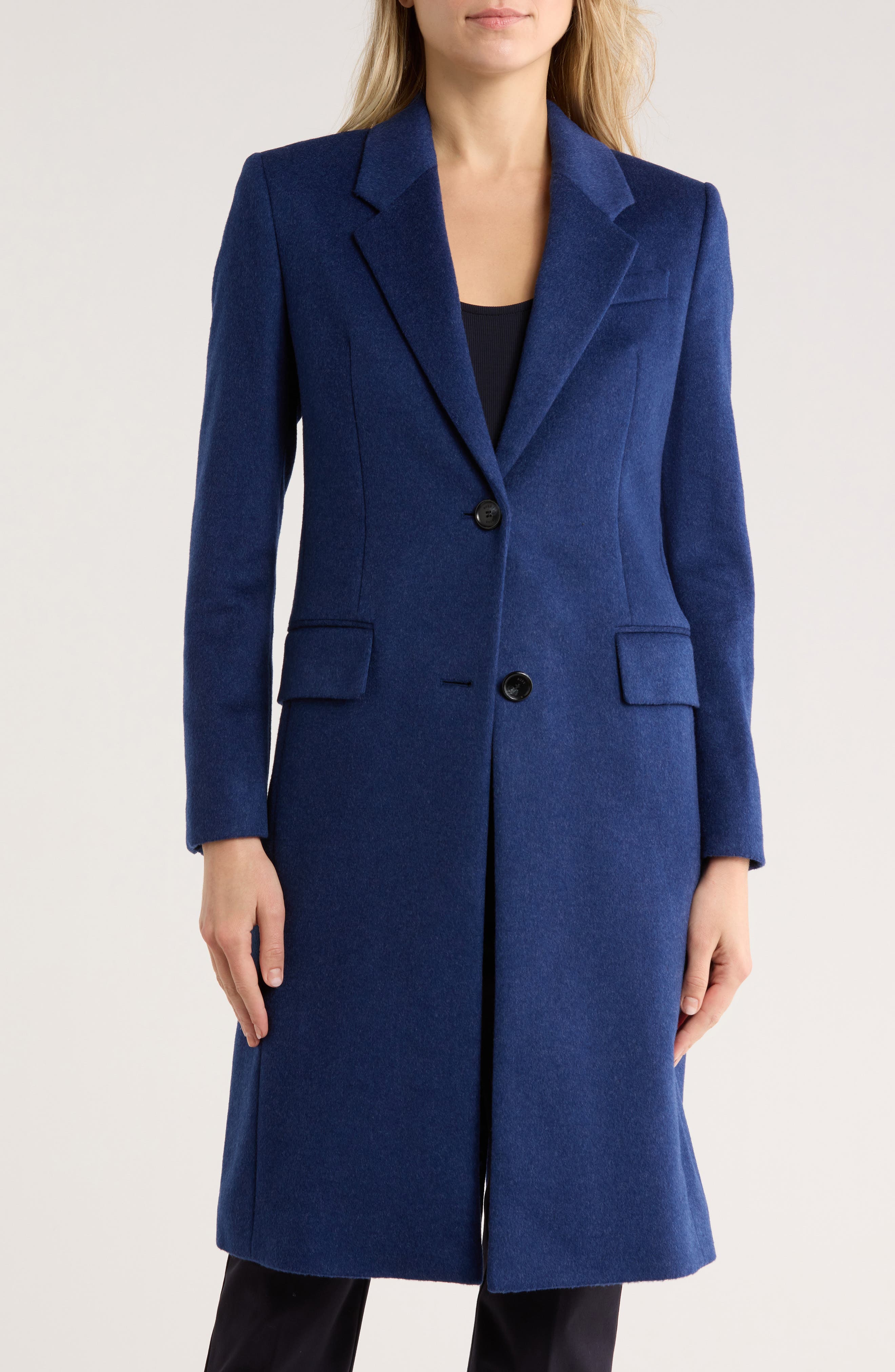 BOSS Catara Wool & Cashmere Blend Coat