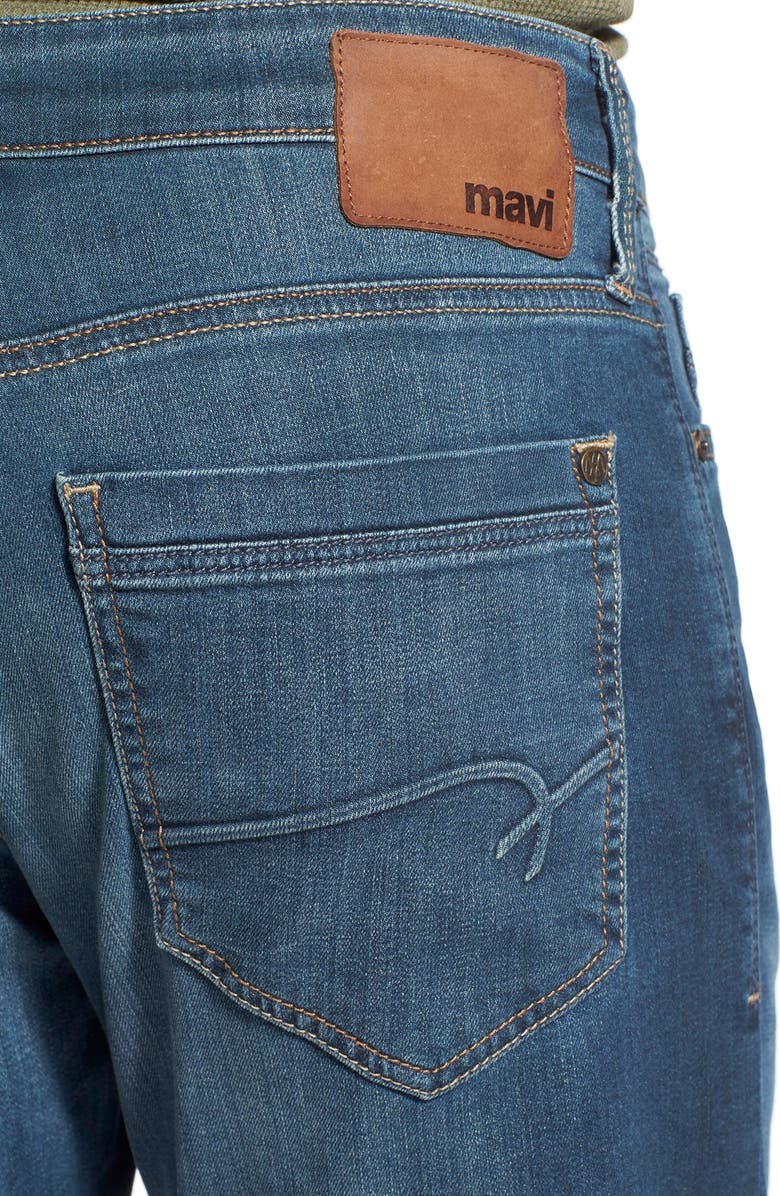 Mavi Jeans Myles Straight Leg Jeans, Alternate, color, Shaded Williamsburg