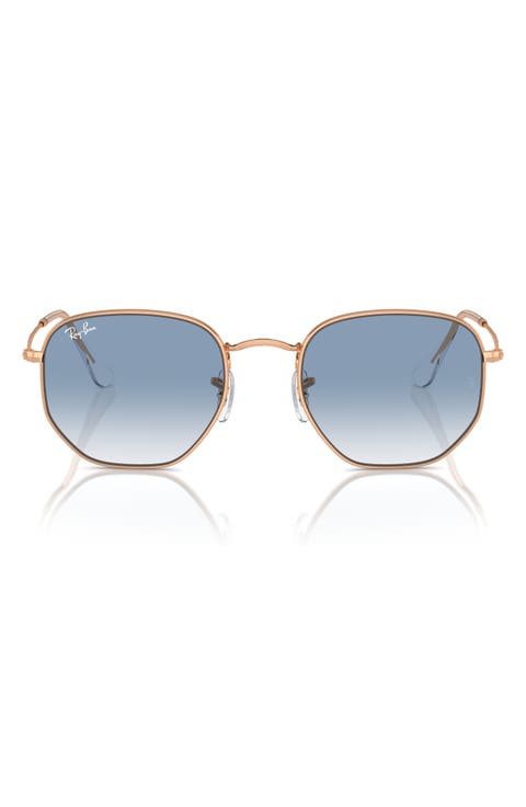 51mm Gradient Aviator Sunglasses