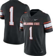 Nike Men's Nike #1 Black Oklahoma State Cowboys Game Jersey