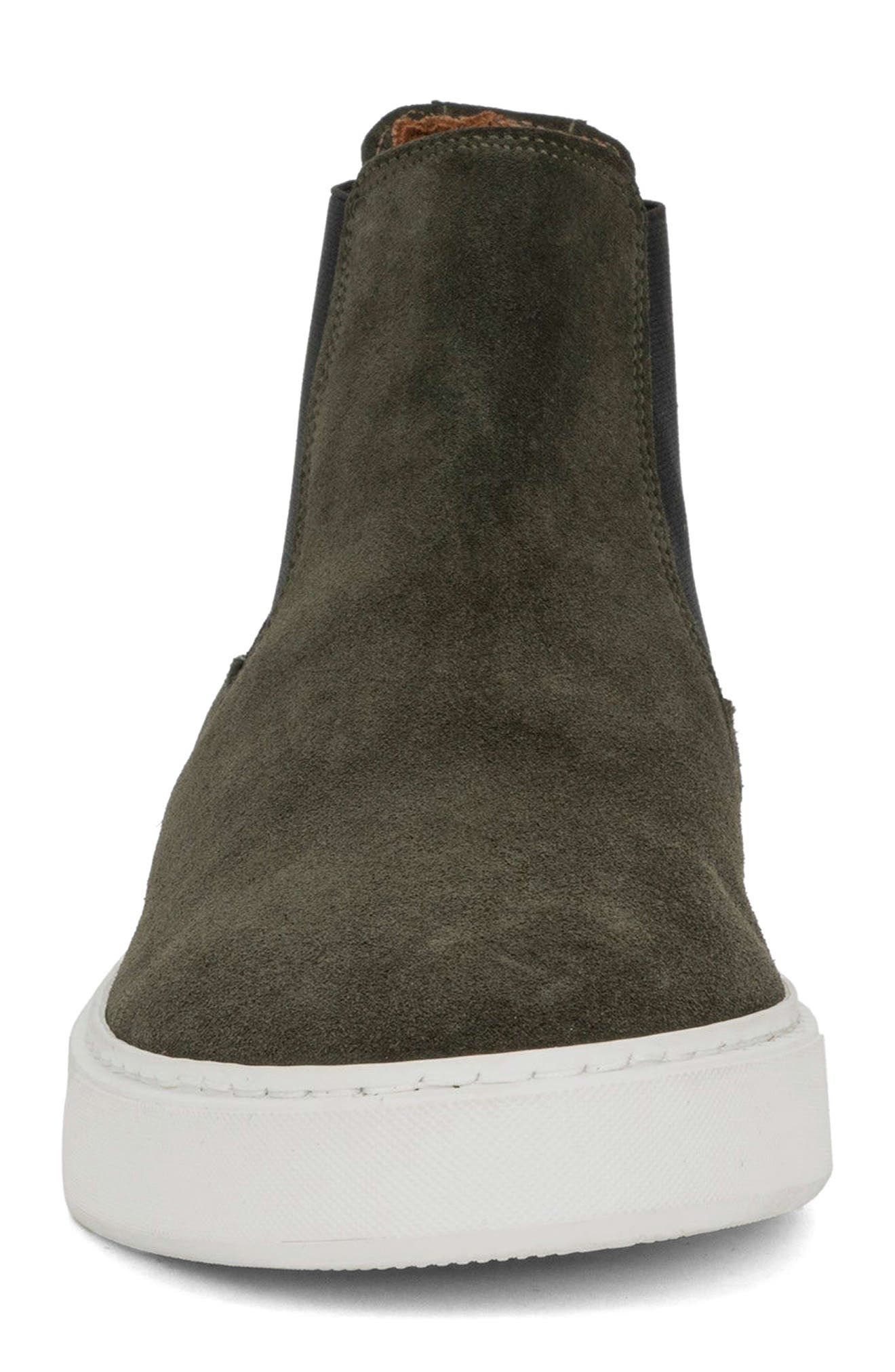 Aquatalia Demario Sneaker Boot, Alternate, color, Dark Green