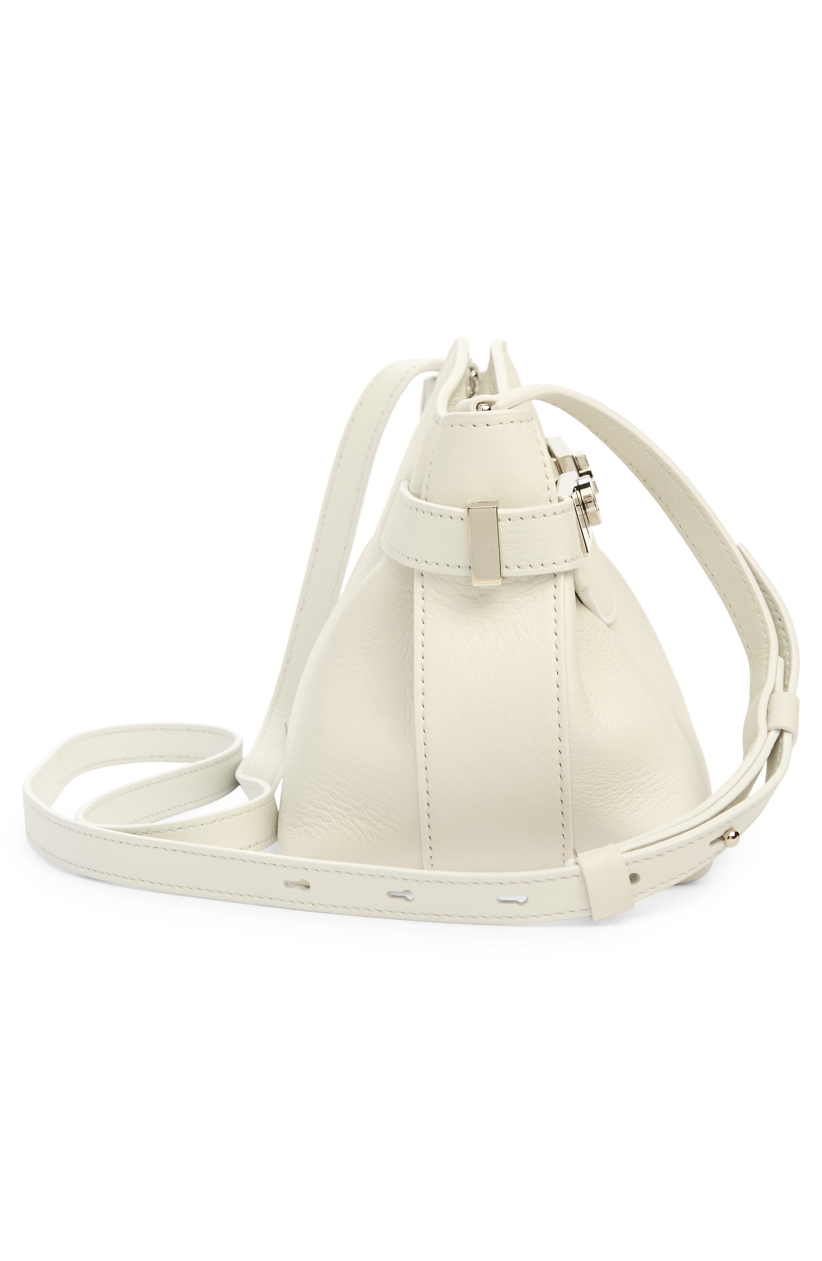 FERRAGAMO Hug Small Leather Pouch, Alternate, color, 