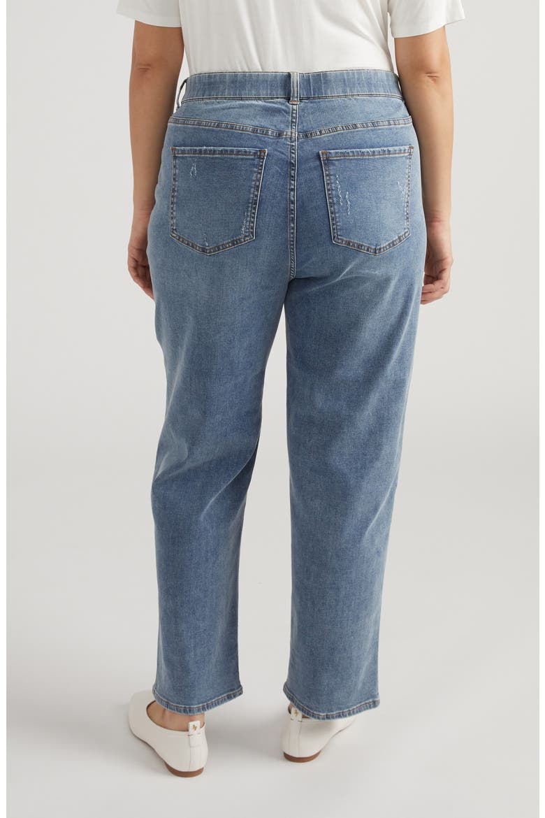 Ella Straight Leg Jeans, Alternate, color, DISTRESSED VINTAGE INDGO WASH