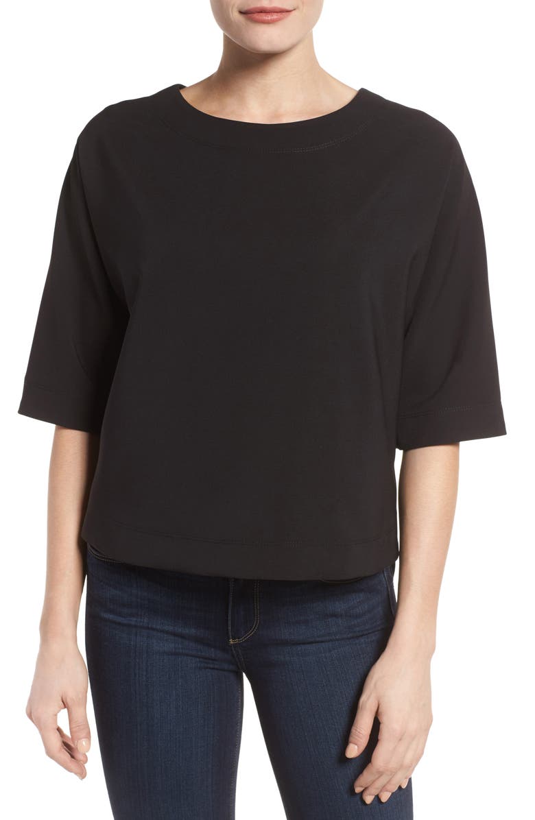 GIBSONLOOK 3/4 SLV TIE BACK TOP, Main, color, 