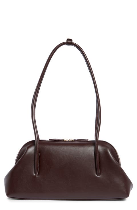 Aveline Faux Leather Shoulder Bag