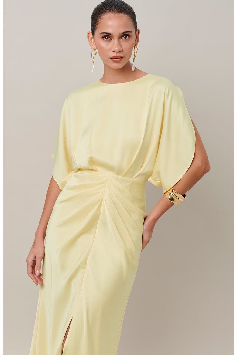 Mona Maxi Dress, Alternate, color, Lemon Sorbet