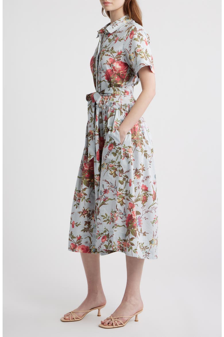 Drew Floral Print Shirtdress, Alternate, color, BATTERSEA FLORAL PRINT
