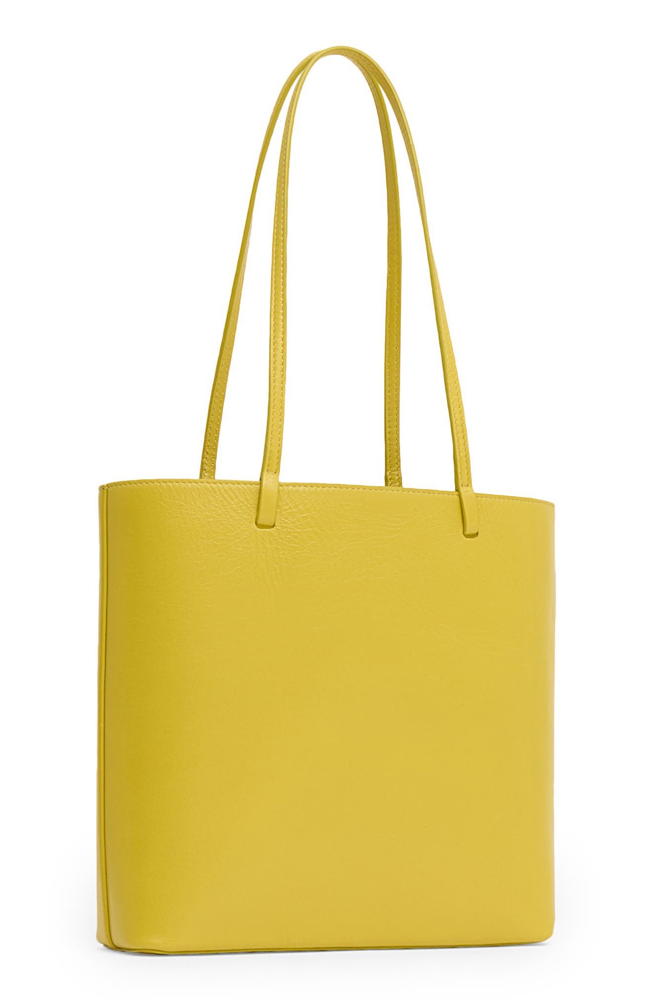 Filo Leather Tote, Alternate, color, CITRUS