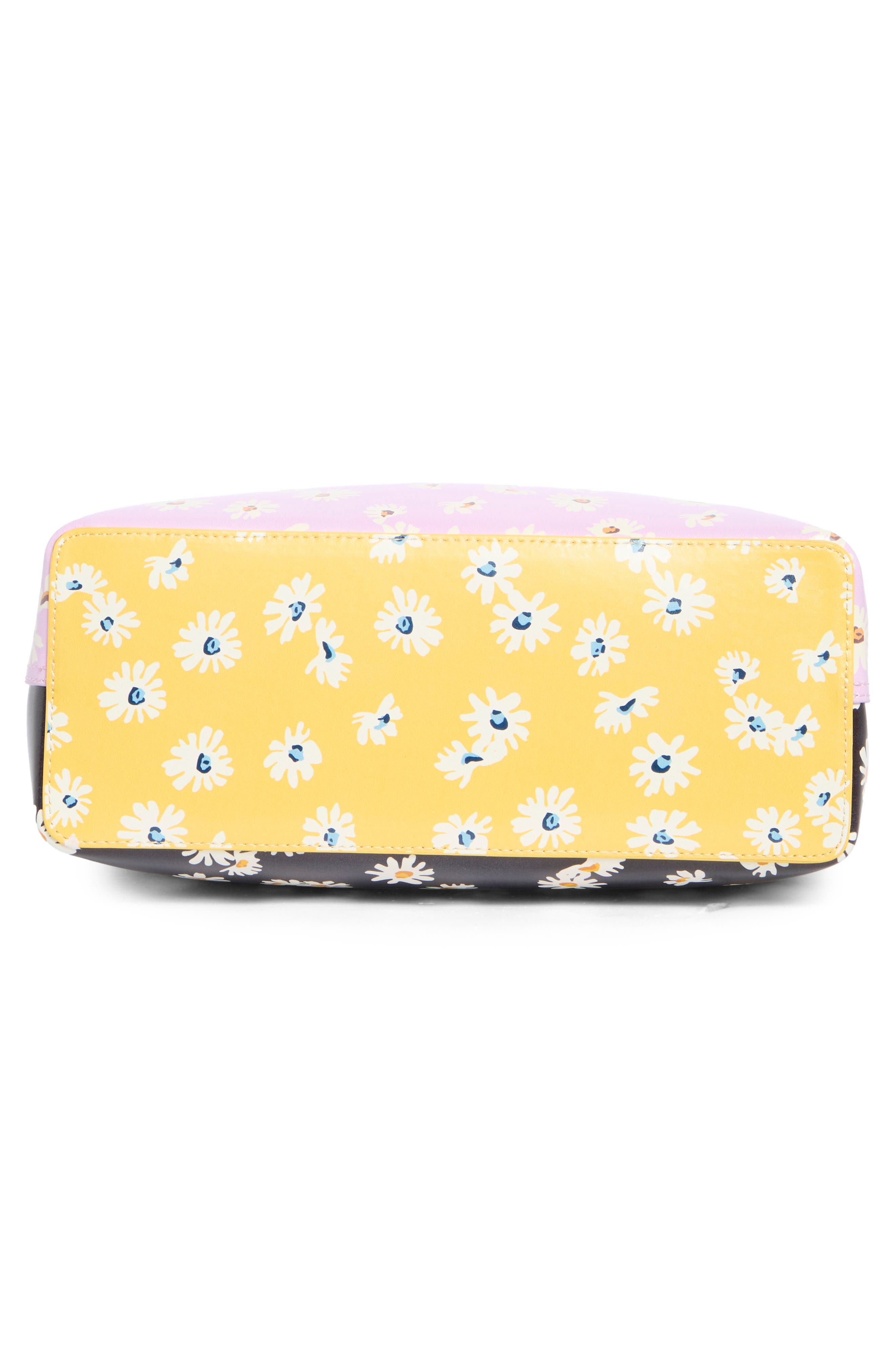 Kurt Geiger London Hampstead Small Tote, Alternate, color, Lavender/ Black Multi