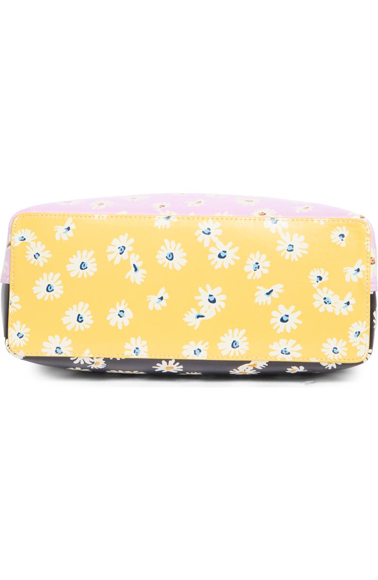 Kurt Geiger London Hampstead Small Tote, Alternate, color, Lavender/ Black Multi