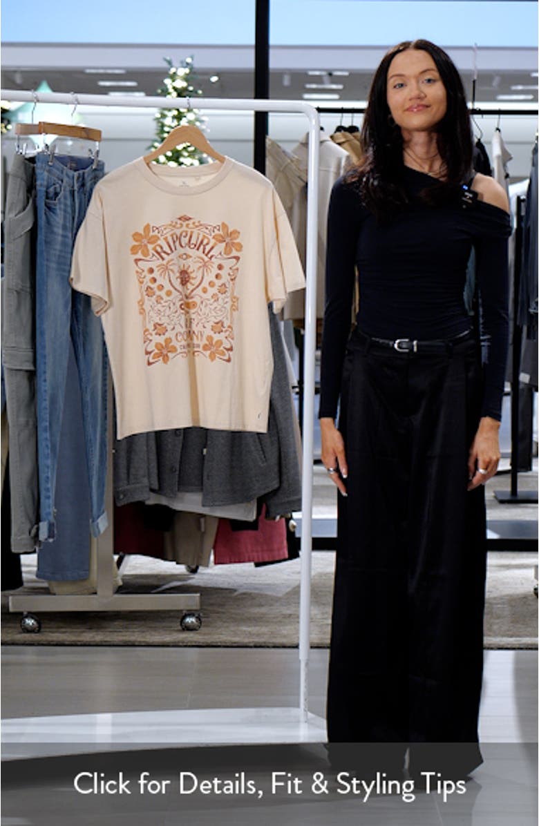 Utopian Dreams Logo Cotton Graphic T-Shirt, sales video thumbnail