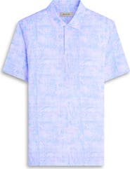 Bugatchi Victor OoohCotton® Leaf Print Polo