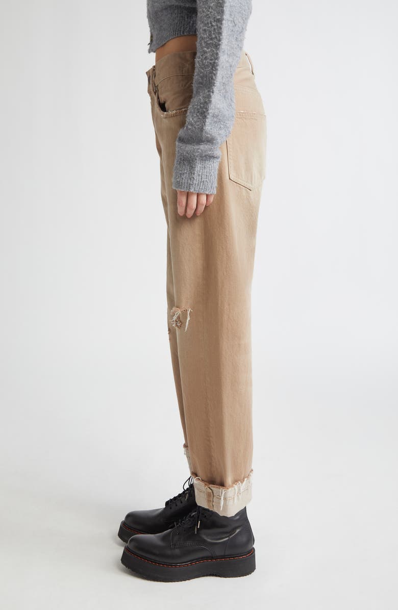 R13 Distressed Boyfriend Jeans, Alternate, color, Sawdust