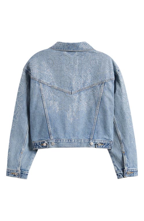Levi's Shrunken '90s Denim Trucker Jacket In Blue