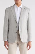 Peter Millar Montgomery Tailored Fit Gingham Wool Blend Sport Coat