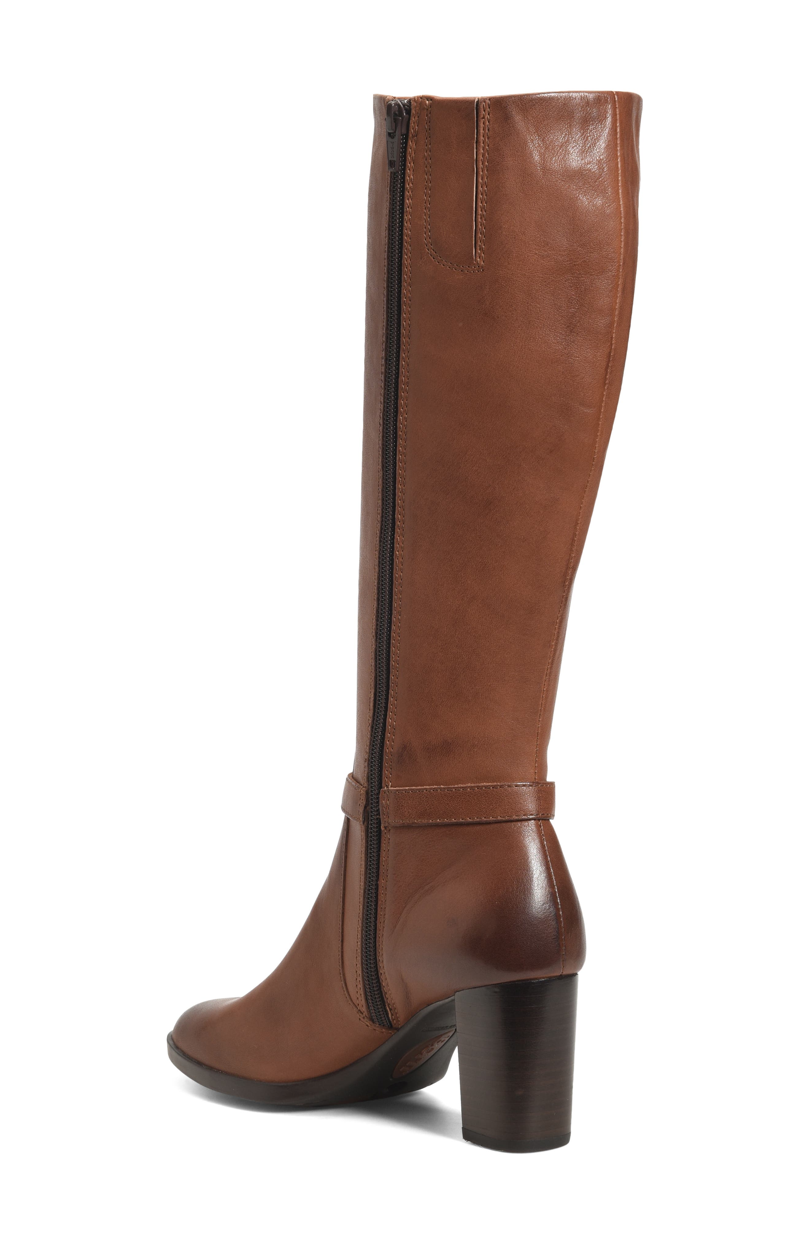 Ellendale Knee High Boot, Alternate, color, BROWN LEATHER