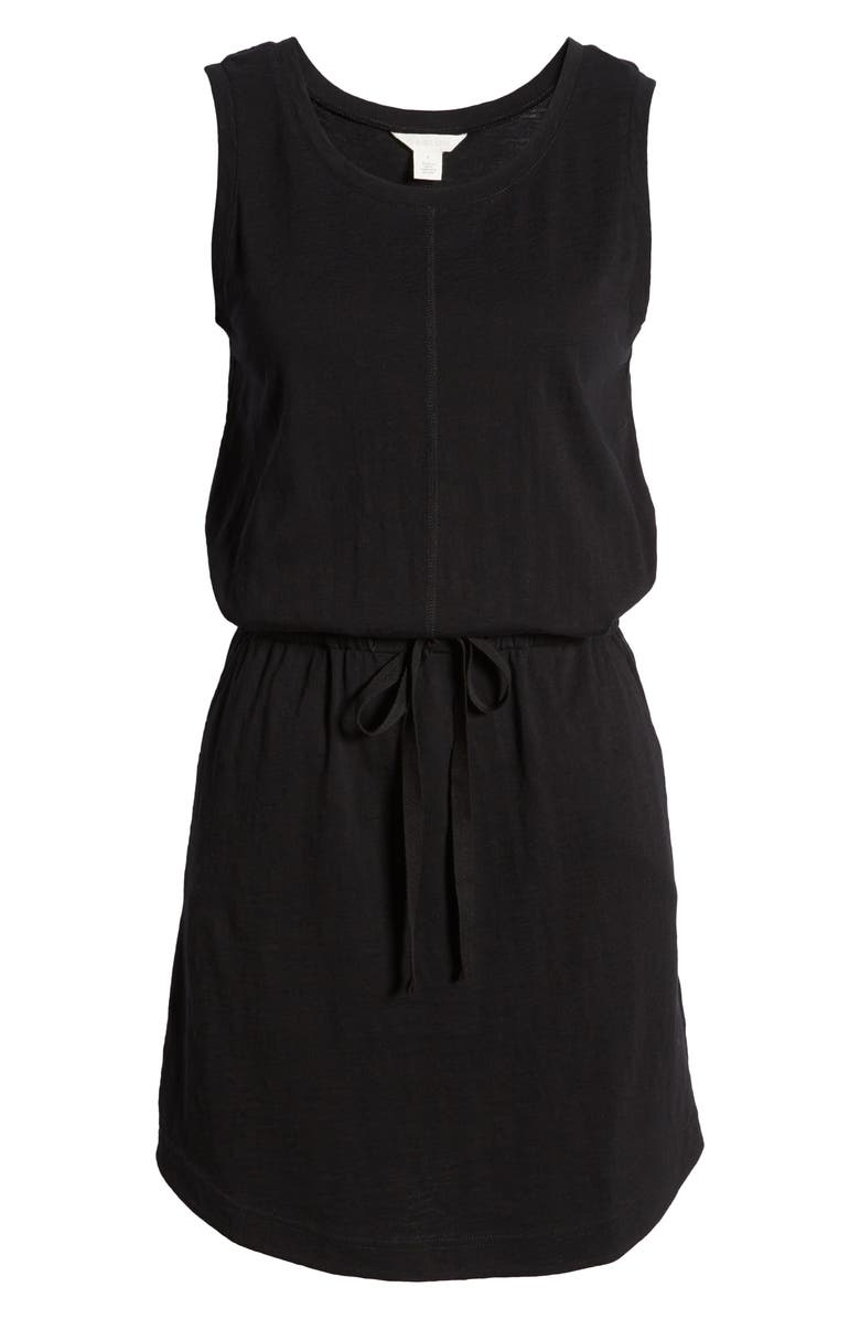 Caslon<sup>®</sup> Drawstring Organic Cotton Minidress, Alternate, color, 