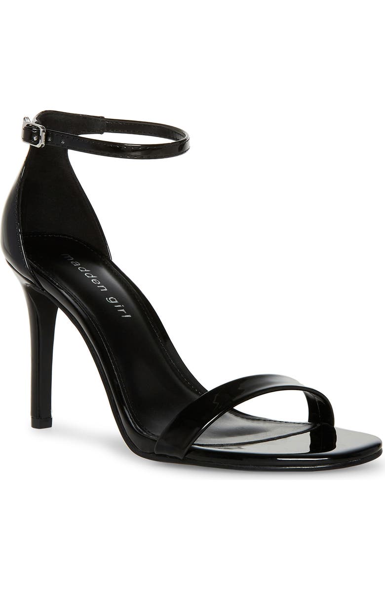 Madden Girl Brazen Sandal, Main, color, Black Patent