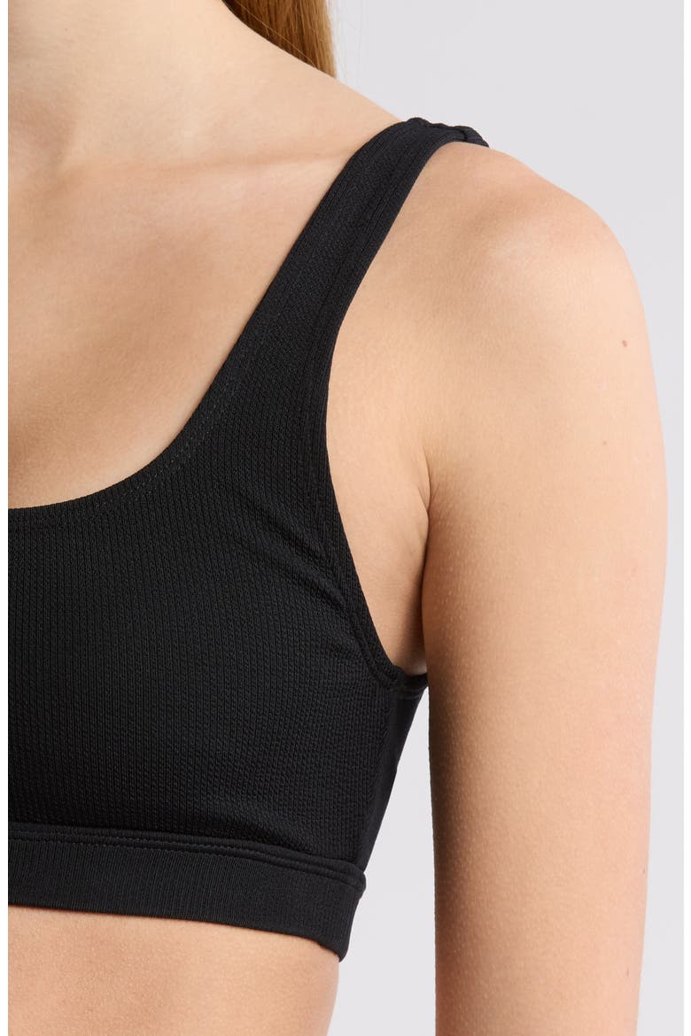 Crop Rib Bikini Top, Alternate, color, BLACK