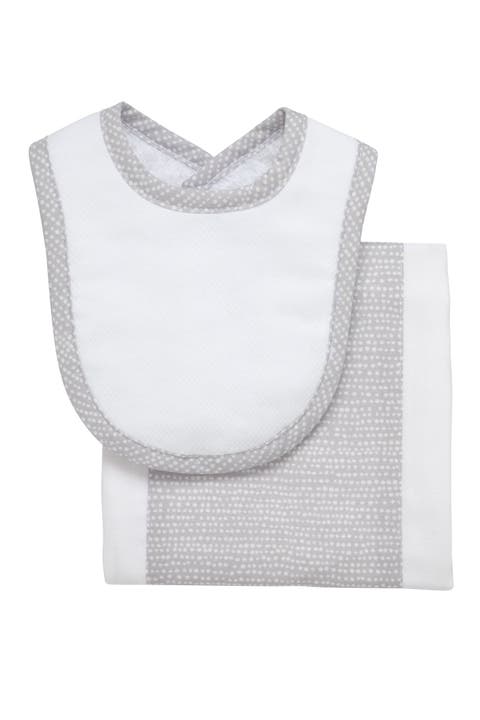 Dot Drooler Bib 
Burp Set