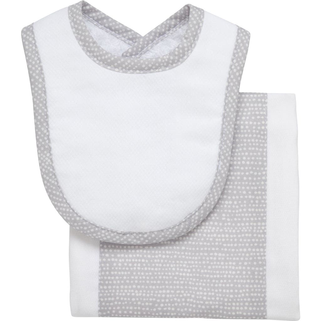 3 Marthas Dot Drooler Bib & Burp Set