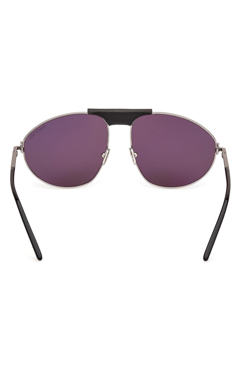 TOM FORD Ken 60mm Pilot Sunglasses, Alternate, color, 