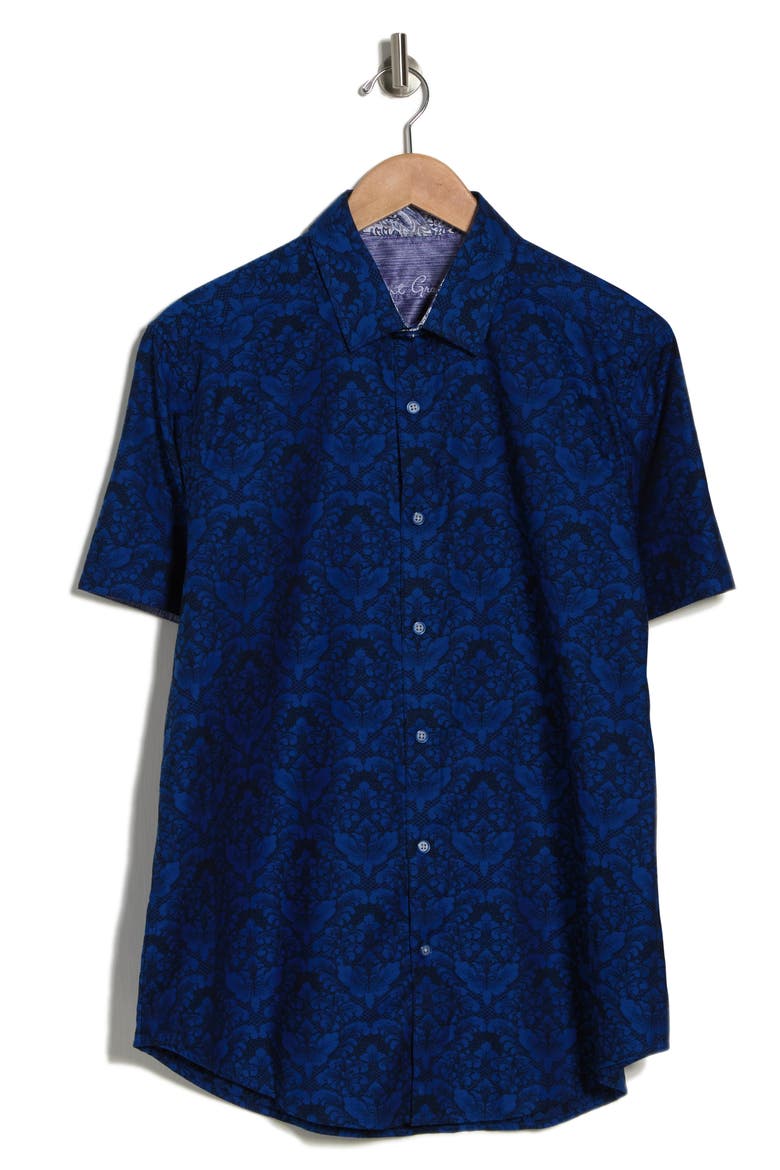 Bayview Woven Shirt, Alternate, color, NAVY