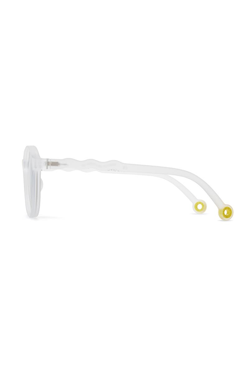 Youth Oval Sunglasses, Alternate, color, Jellyfish White
