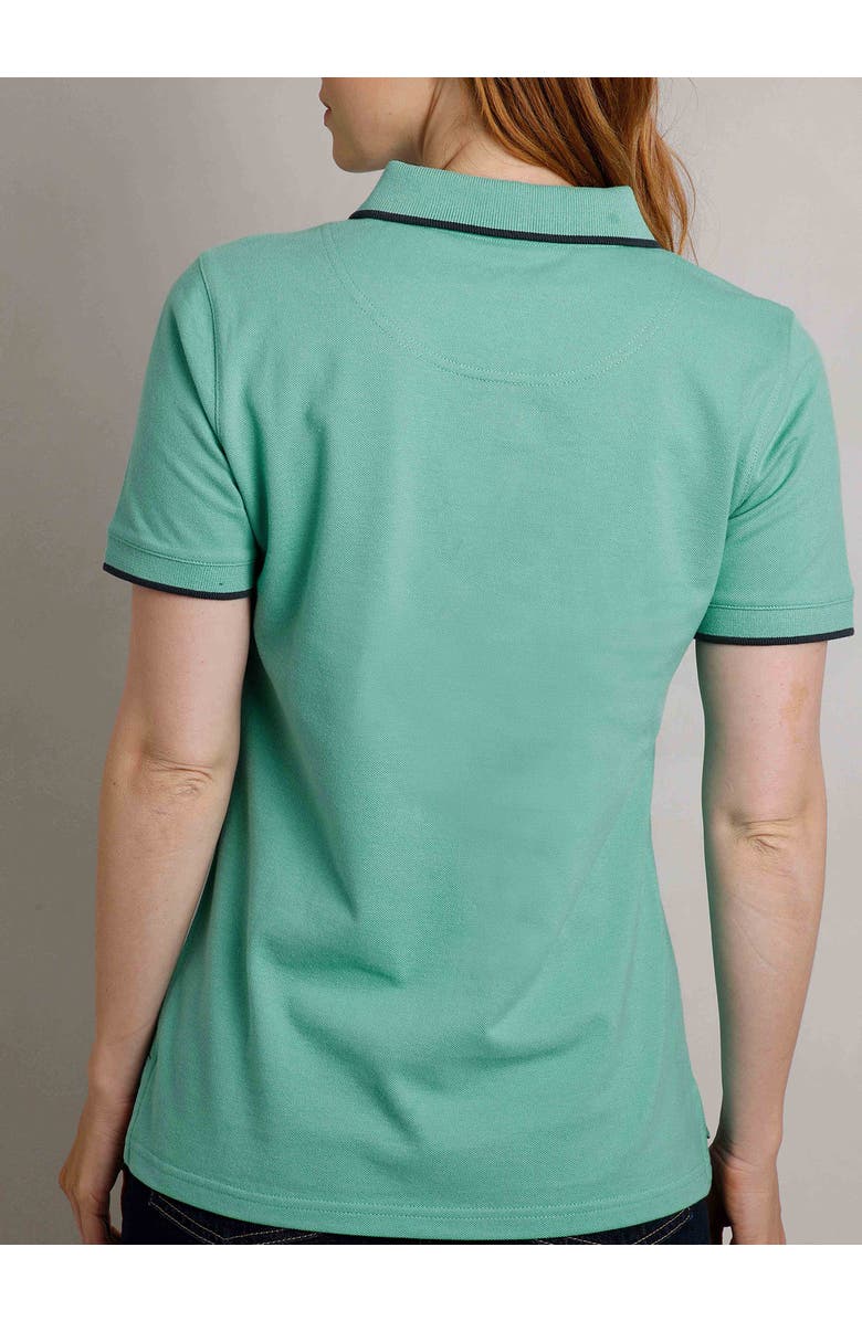 Weird Fish Pammie Pique Polo Shirt, Alternate, color, Aqua Marine