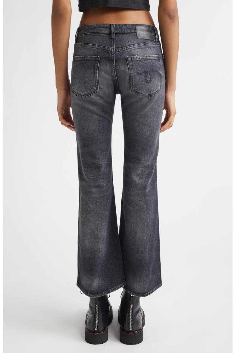 Joan Kick Flare Jeans, Alternate, color, ESSEX BLACK STRETCH