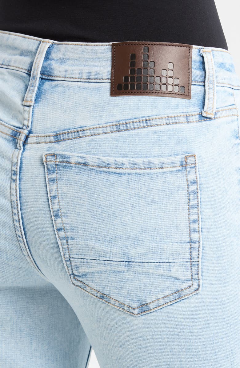 CITY BLUES Eiffel Flare Jeans, Alternate, color, Snow