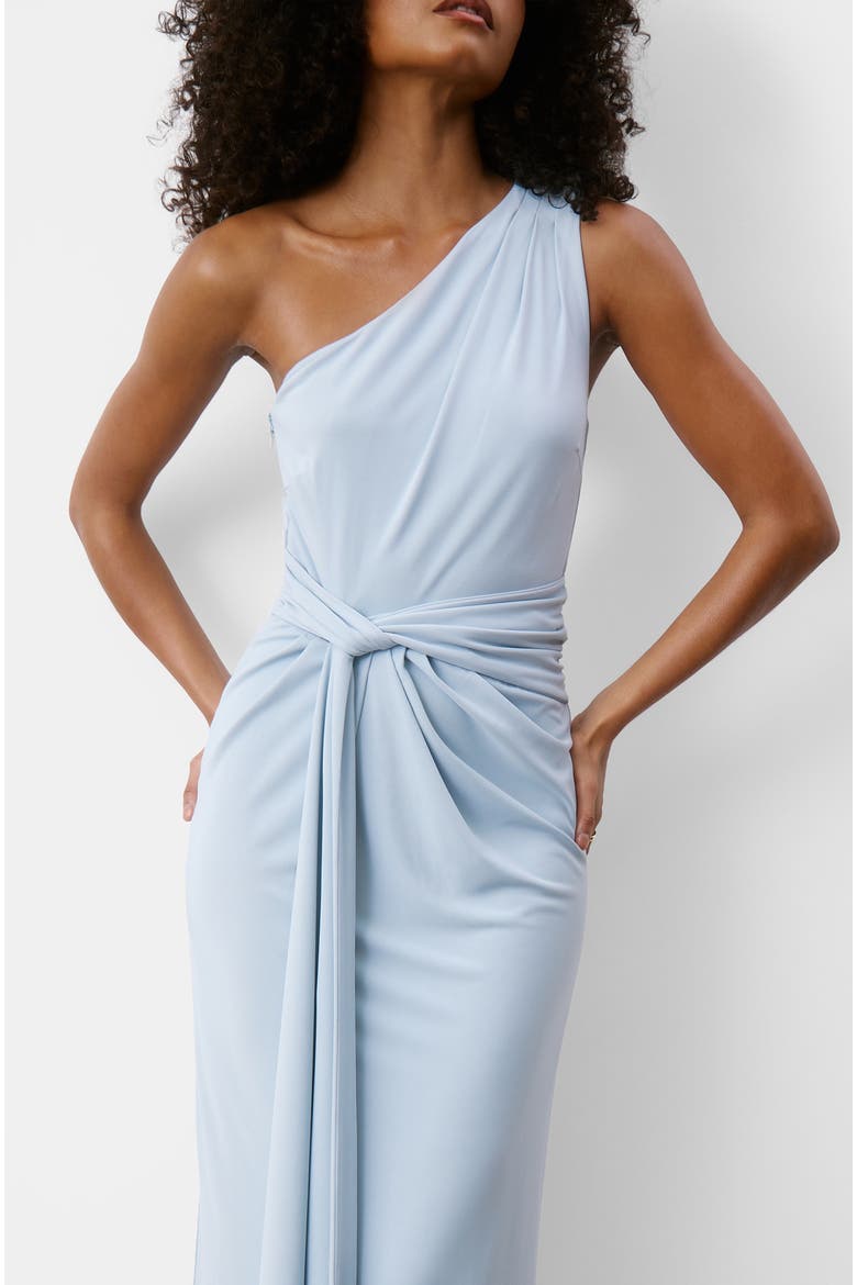 Andie One Shoulder Stretch Maxi Dress, Alternate, color, Pale Blue