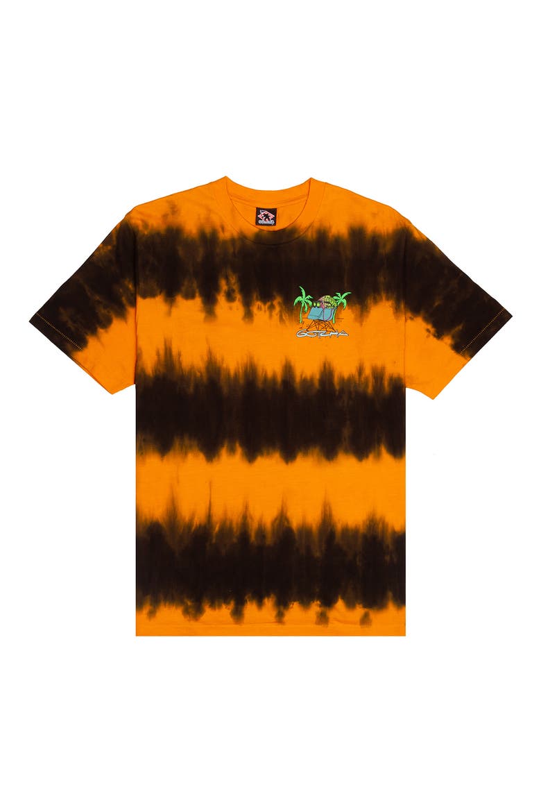 Men's Getaway Tie Dye Cotton Graphic Tee, Main, color, AUTUMN GLORY