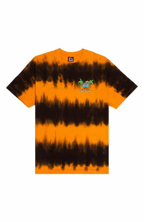Gotcha Men's Getaway Tie Dye Cotton Graphic Tee