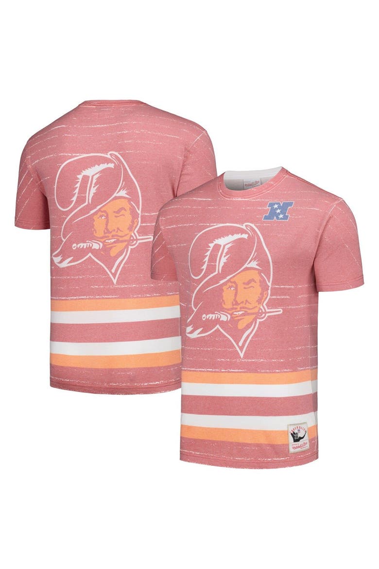 Men's Mitchell & Ness Red Tampa Bay Buccaneers Jumbotron 3.0 T-Shirt, Main, color, Red