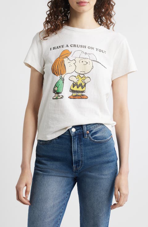 I Have A Crush On You Cotton Graphic T-Shirt