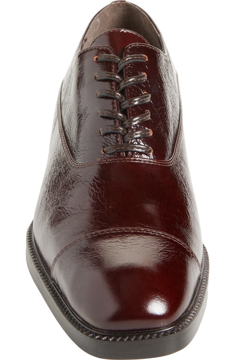 Jeffrey Campbell Thatch Cap Toe Oxford Pump, Alternate, color, Coffee Crinkle