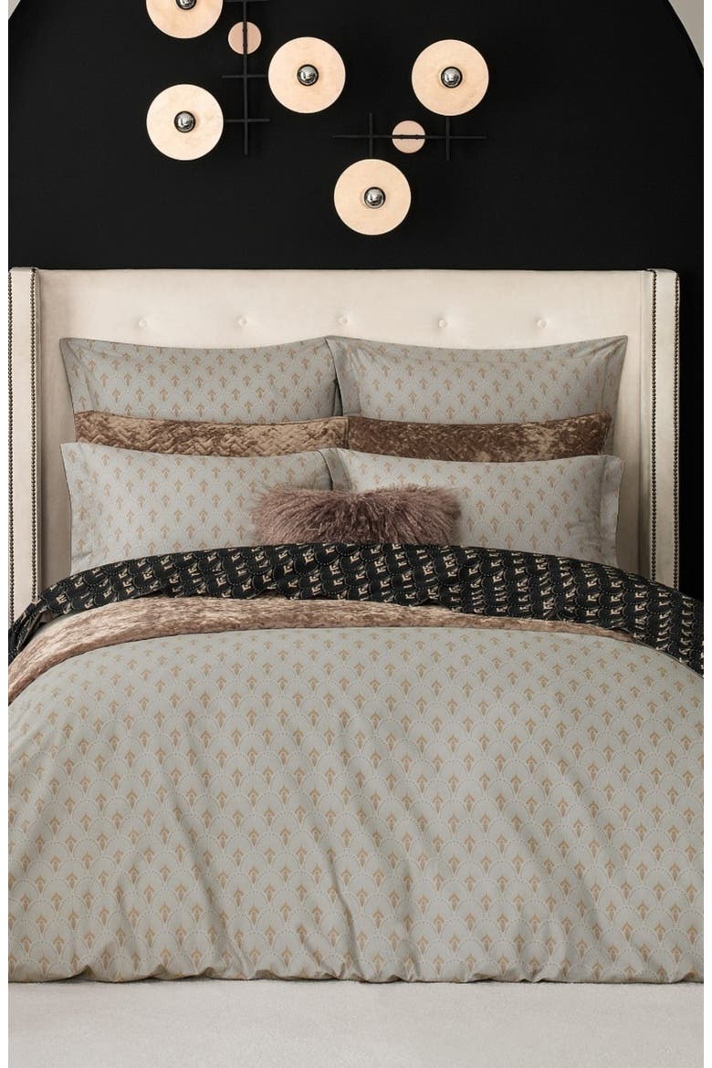 Ladnier Duvet Cover, Alternate, color, Black