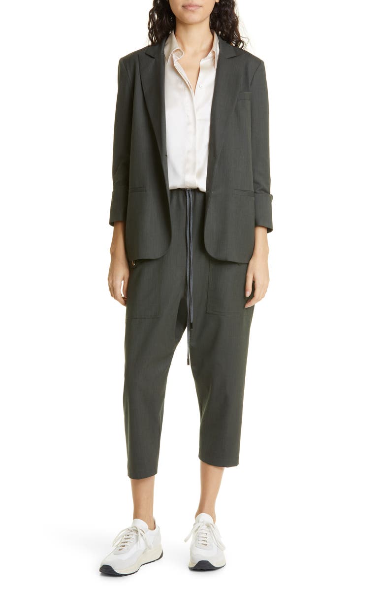 TWP Boyfriend Stretch Wool Blazer, Alternate, color, 