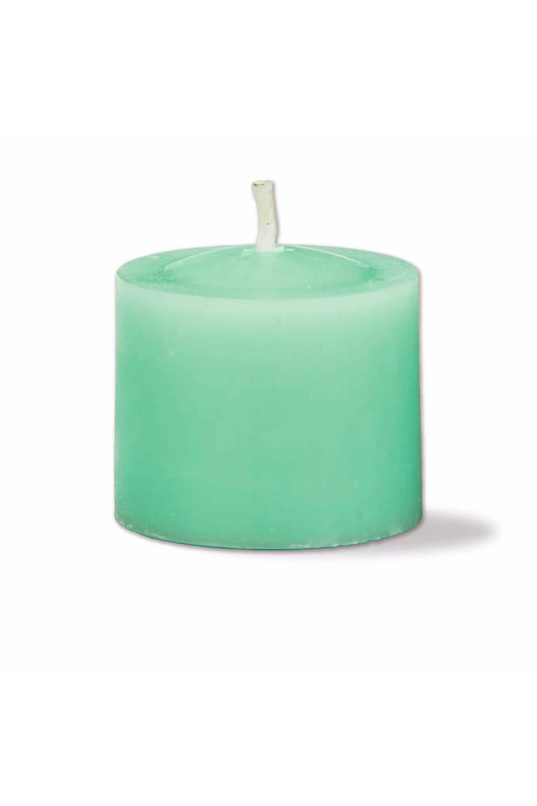 Color Studio Seafoam Votive Candles Set of 12 Smokeless, Alternate, color, Green