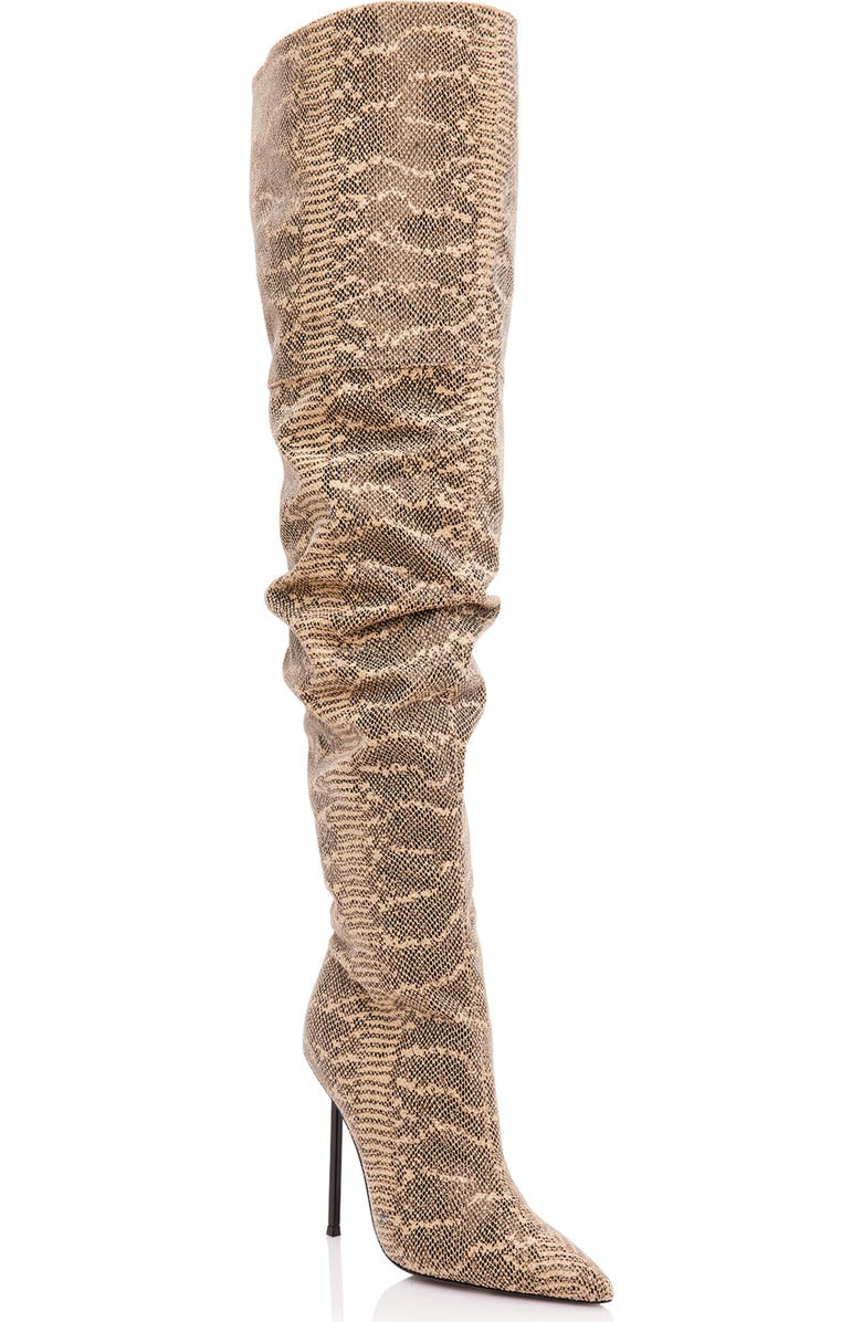 JESSICA RICH Top Tier Snakeskin Embossed Over the Knee Boot, Main, color,