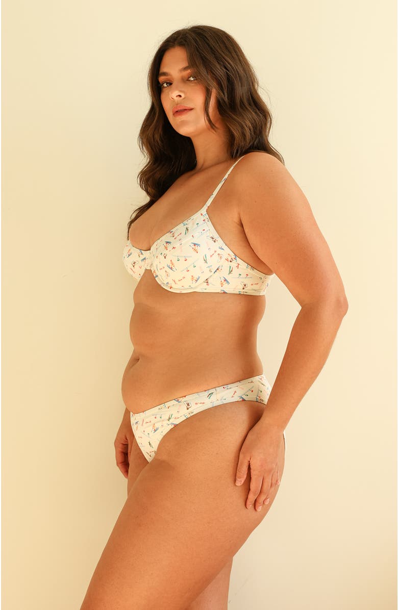 Dippin Daisys West Coast Underwire Bikini Top, Alternate, color, Hit The Slopes