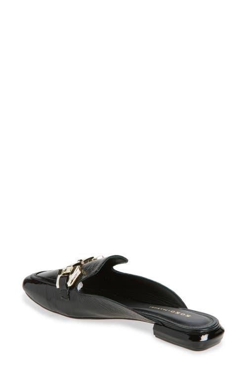 Koko + Palenki Sagee Patent Leather Mule In Black