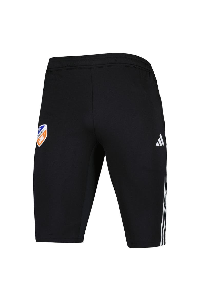 Men's adidas Black FC Cincinnati 2023 On-Field Training AEROREADY Half Pants, Alternate, color, Black