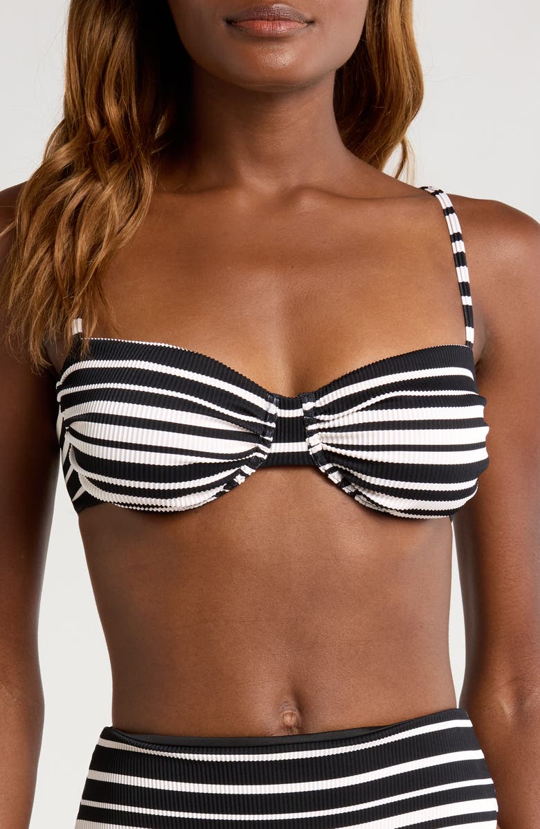 Volcom Stay in Line Underwire Bikini Top, Main, color, 