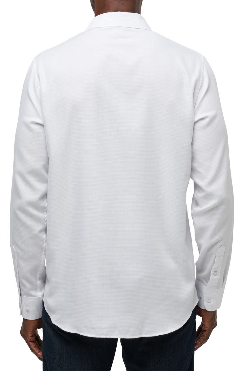TravisMathew Little Leary Button-Up Shirt, Alternate, color, White