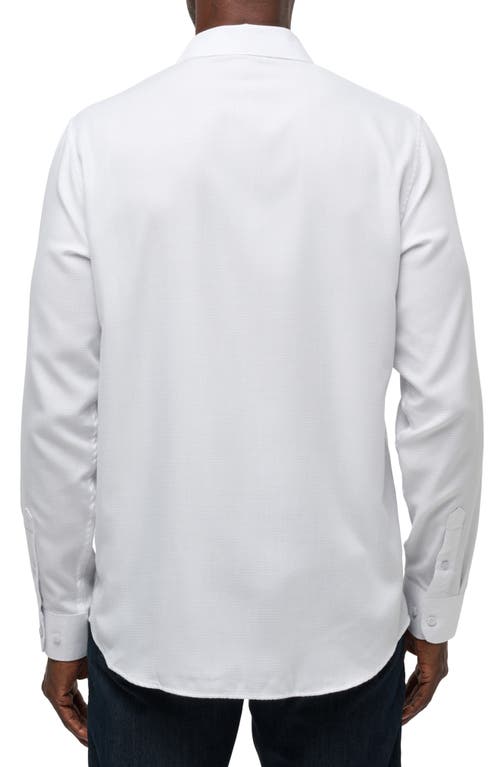 Travismathew Little Leary Short Sleeve Button-up Shirt In White