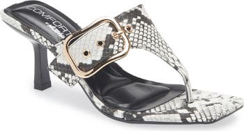 Merasa Heeled Slide Sandal